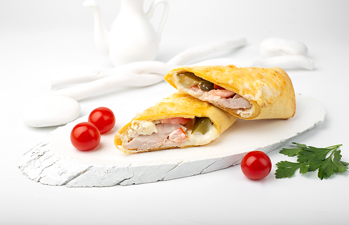 Буррито сливочный с курицей