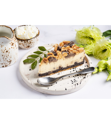 Чизкейк Карамельный с арахисом