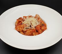Паста с курицей и грибами