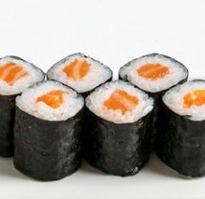 Мини-ролл с лососем