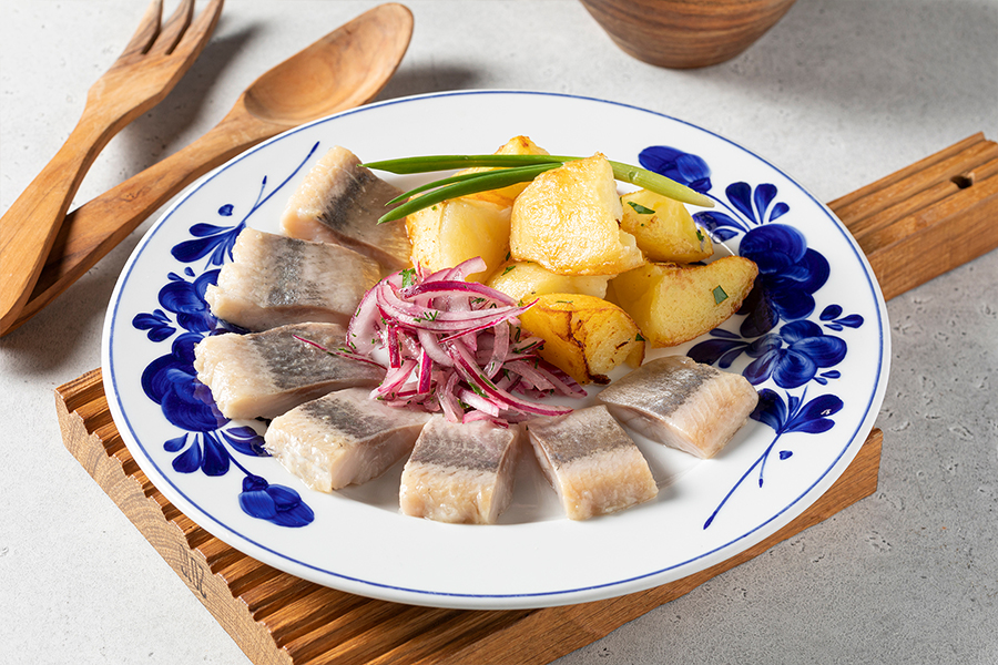 Селедочка с картофелем