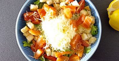 Цезарь с форелью