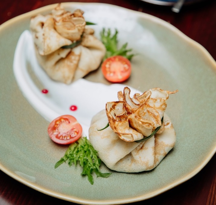 Блинчики с мясным фаршем