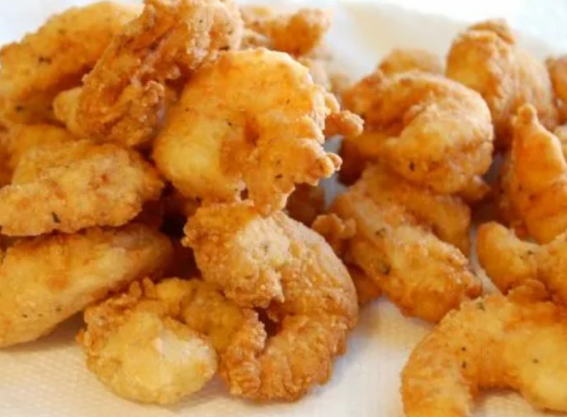 Креветки в кляре