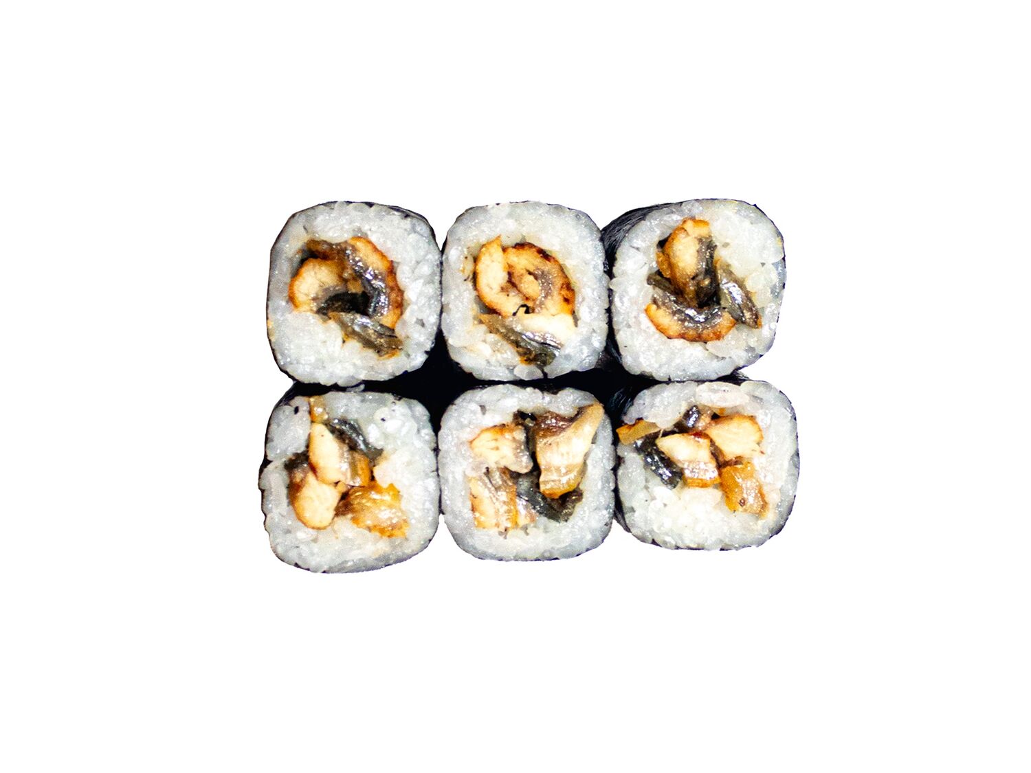 Маки с угрем