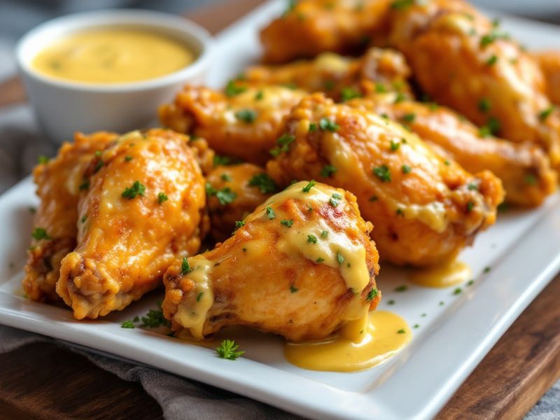Крылья kfc с горчичным  соусом