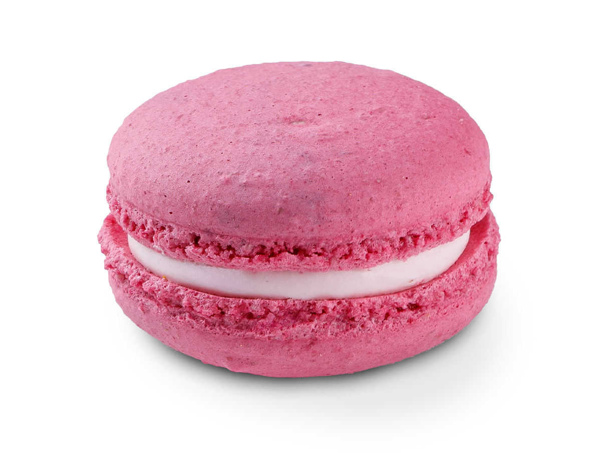 Макарон клубничный милкшейк