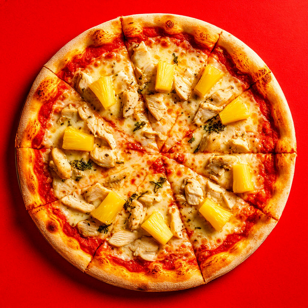 Пицца Гавайская с курицей 25 см