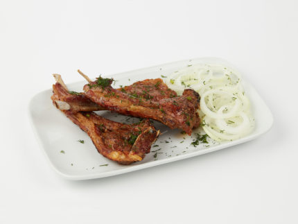 Шашлык из бараньей корейки