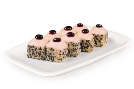 Ролл Запеченный краб с курицей (унаги)
