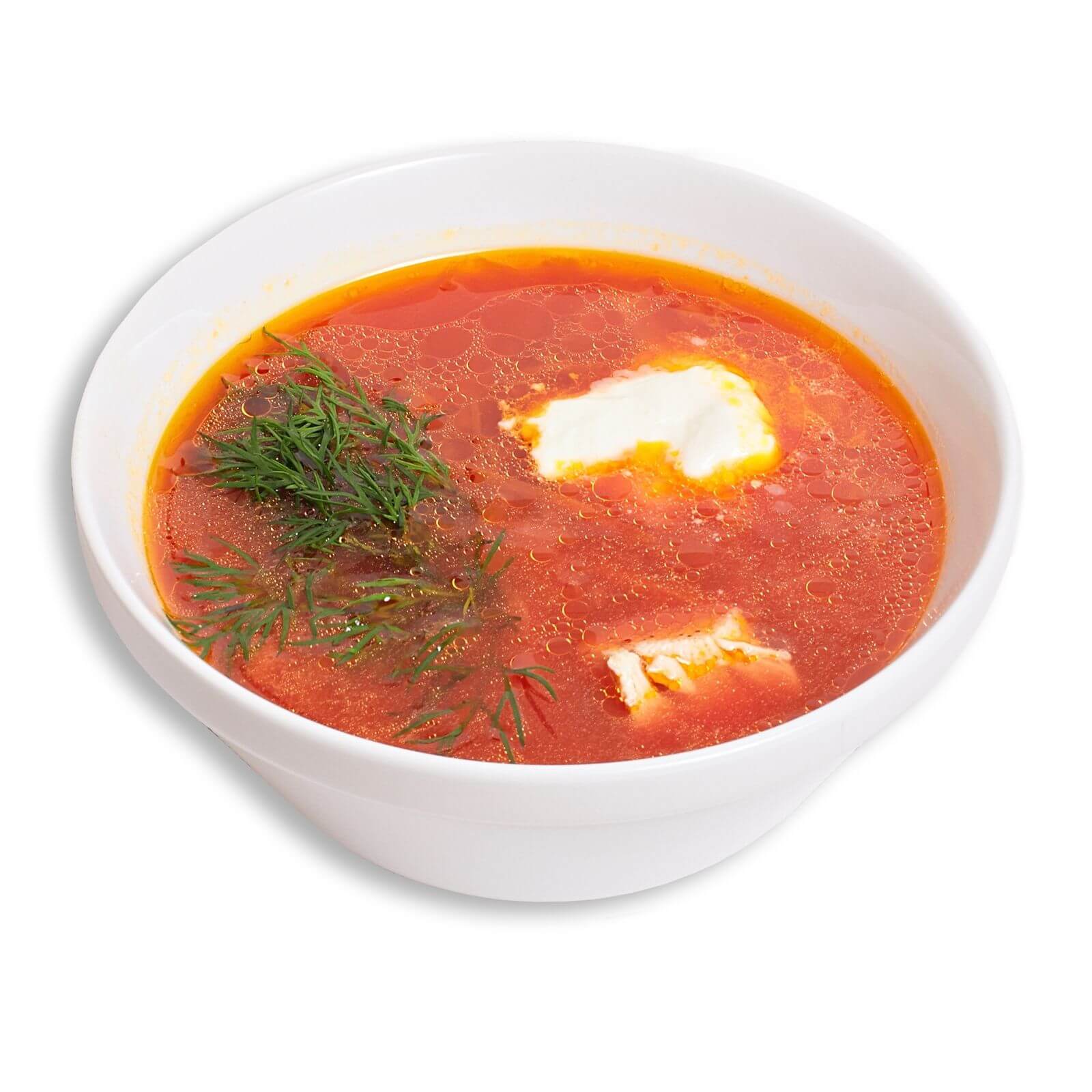 Борщ со сметаной (220 гр)
