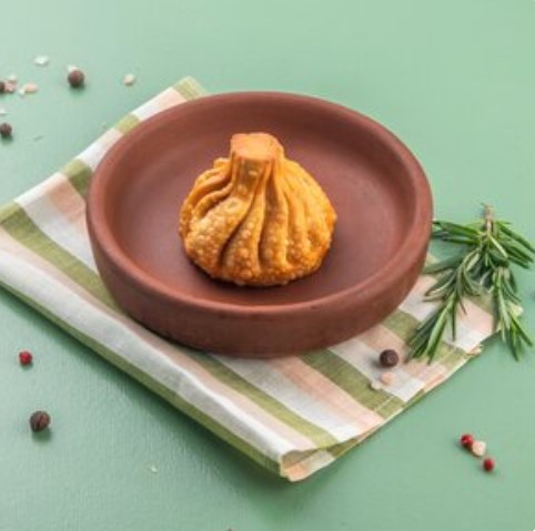 Жареные хинкали с говядиной