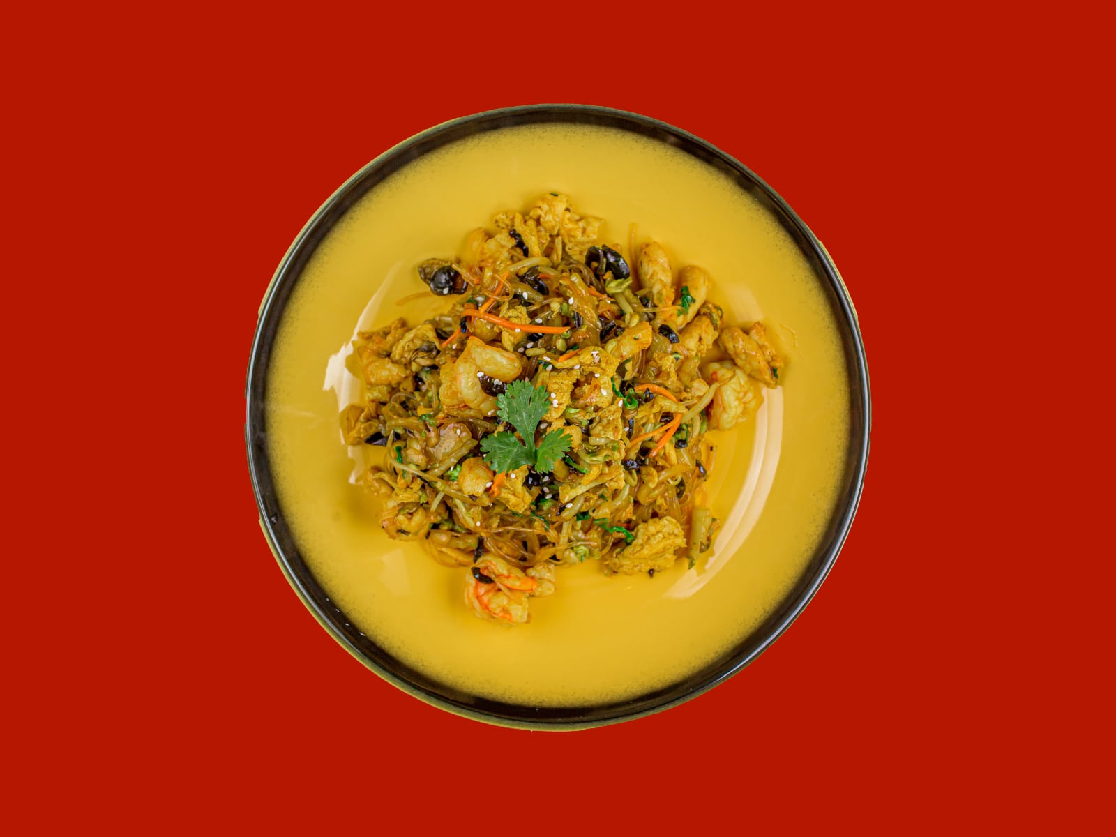 Лапша гречневая с курочкой и овощами