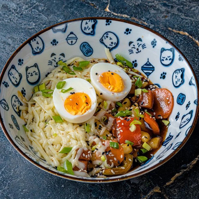 Токпокки с ветчиной