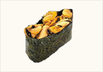 Суши мидии в остром соусе