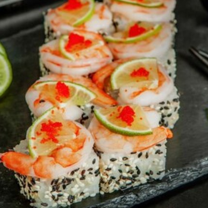 Эбби фреш ролл с тигровыми креветками и лаймом