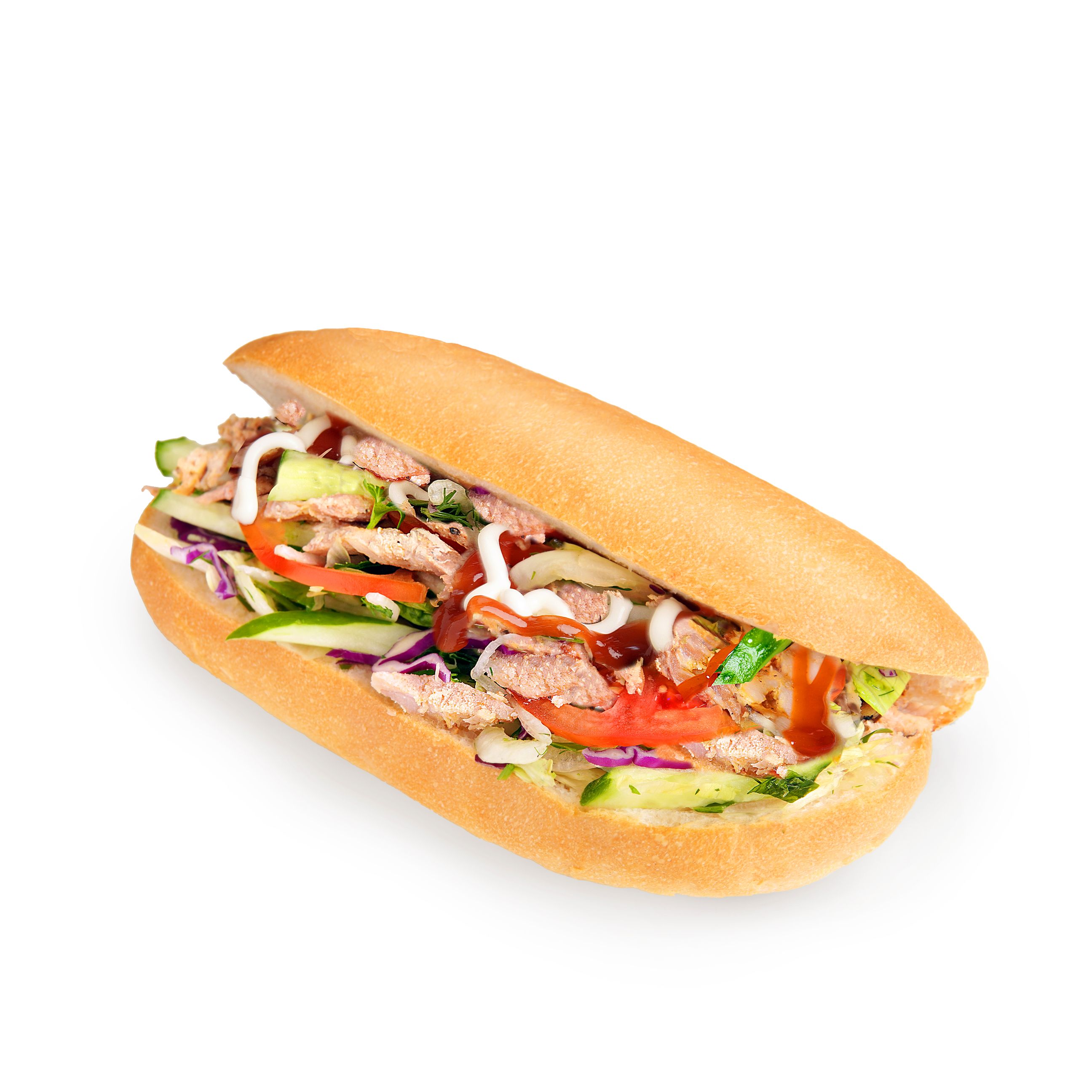 Данар в булке с мясом