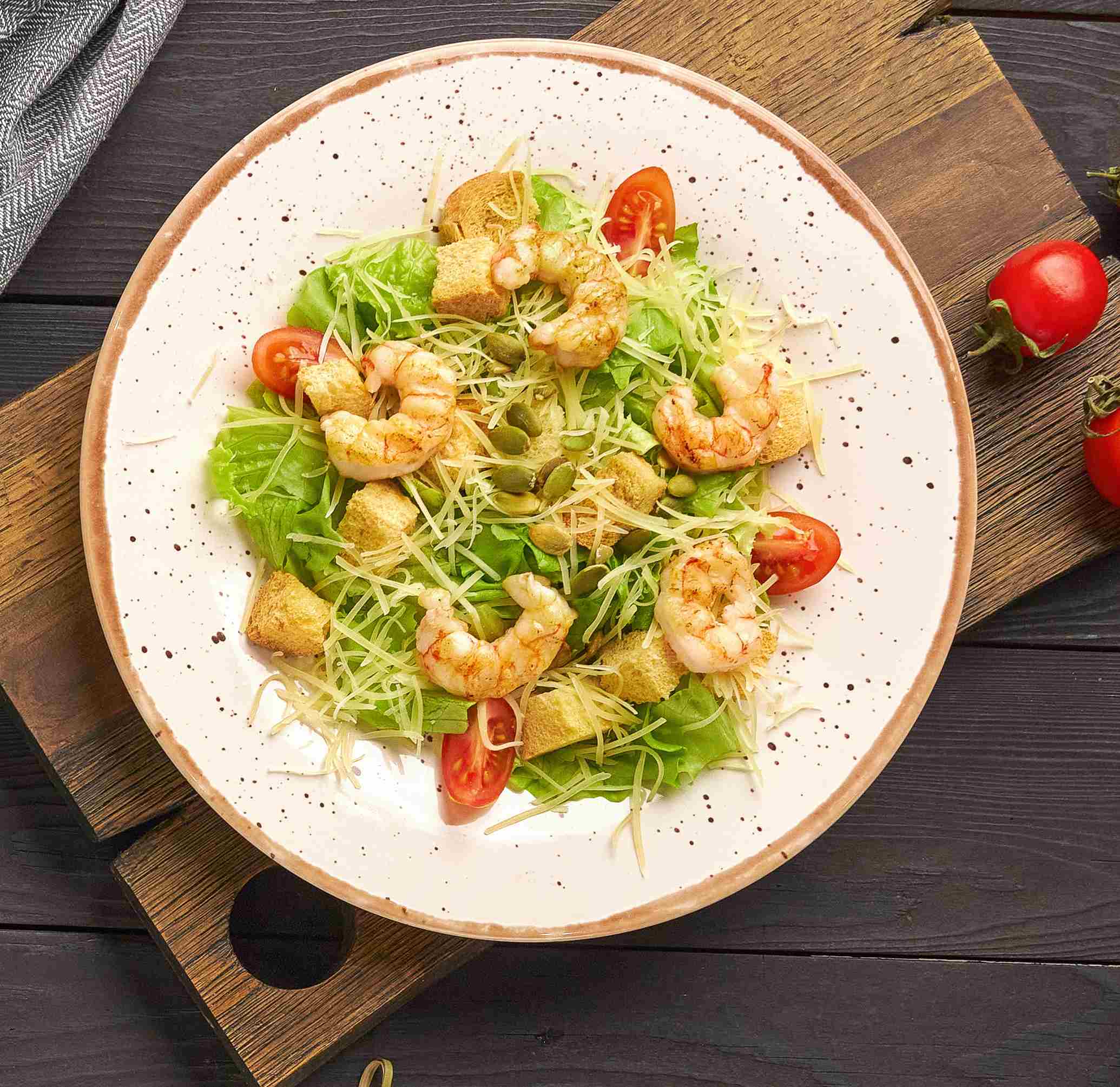 Цезарь с креветками