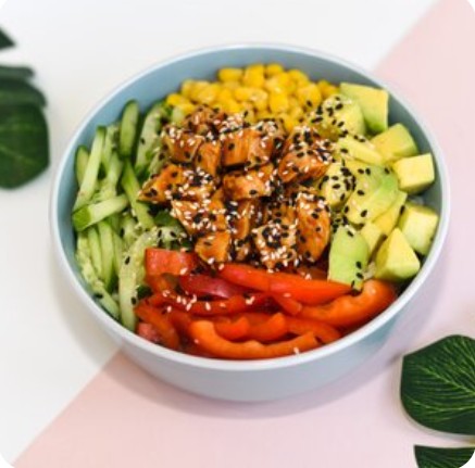 Поке Курочка терияки