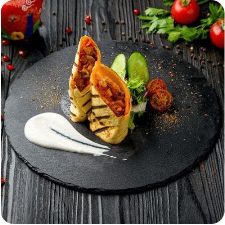 Шаурма с куриным шашлыком