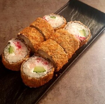 Темпура с креветкой и масаго