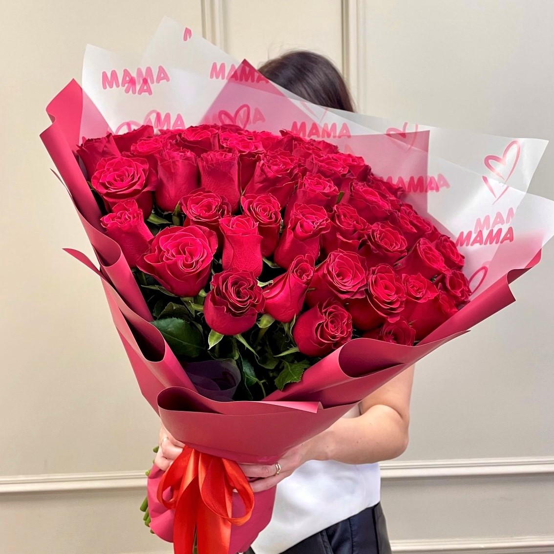 Букет из 51 розы Кения
