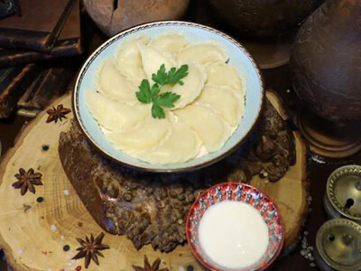 Вареники с картошкой отварные