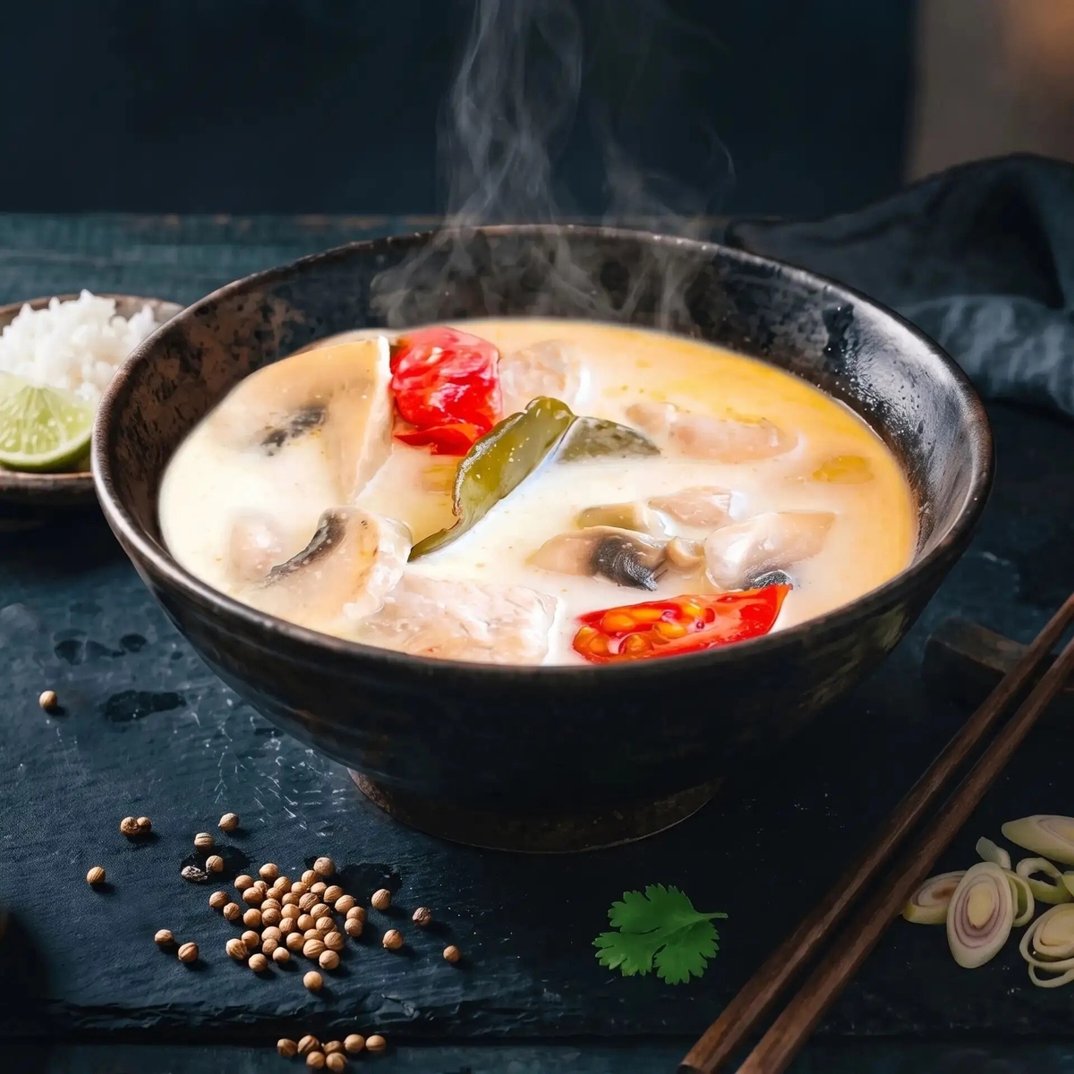 Том кха с курицей