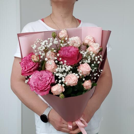 Букет из роз сорта Кантри Блюз