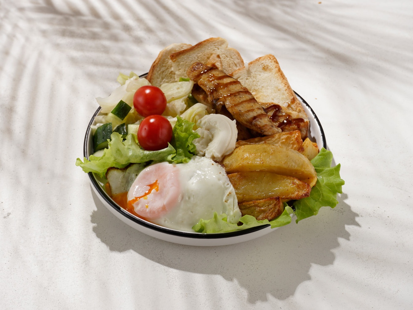 Ланч с куриным филе