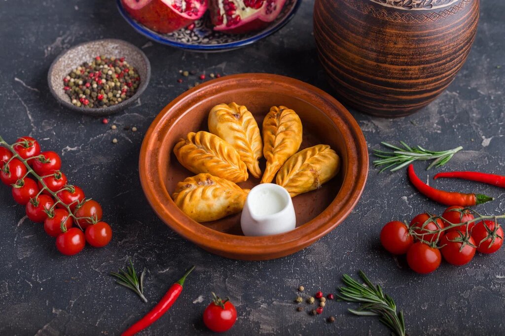 Курзе жареные с телятиной (5шт)