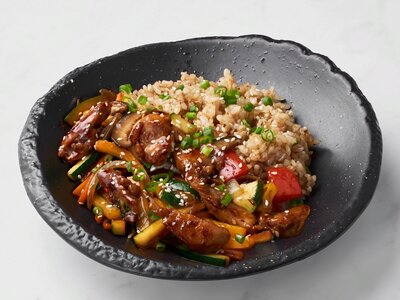Wok Рис с курицей