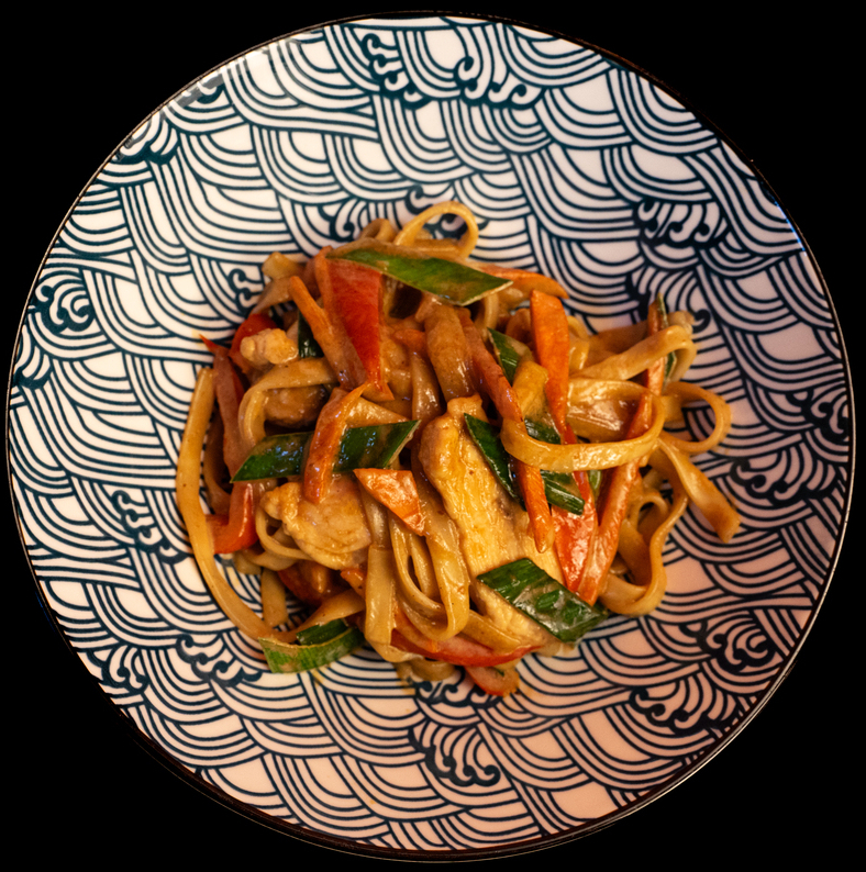 Вок с курицей