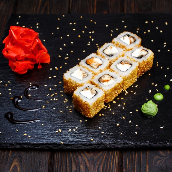 Крем-ролл угорь