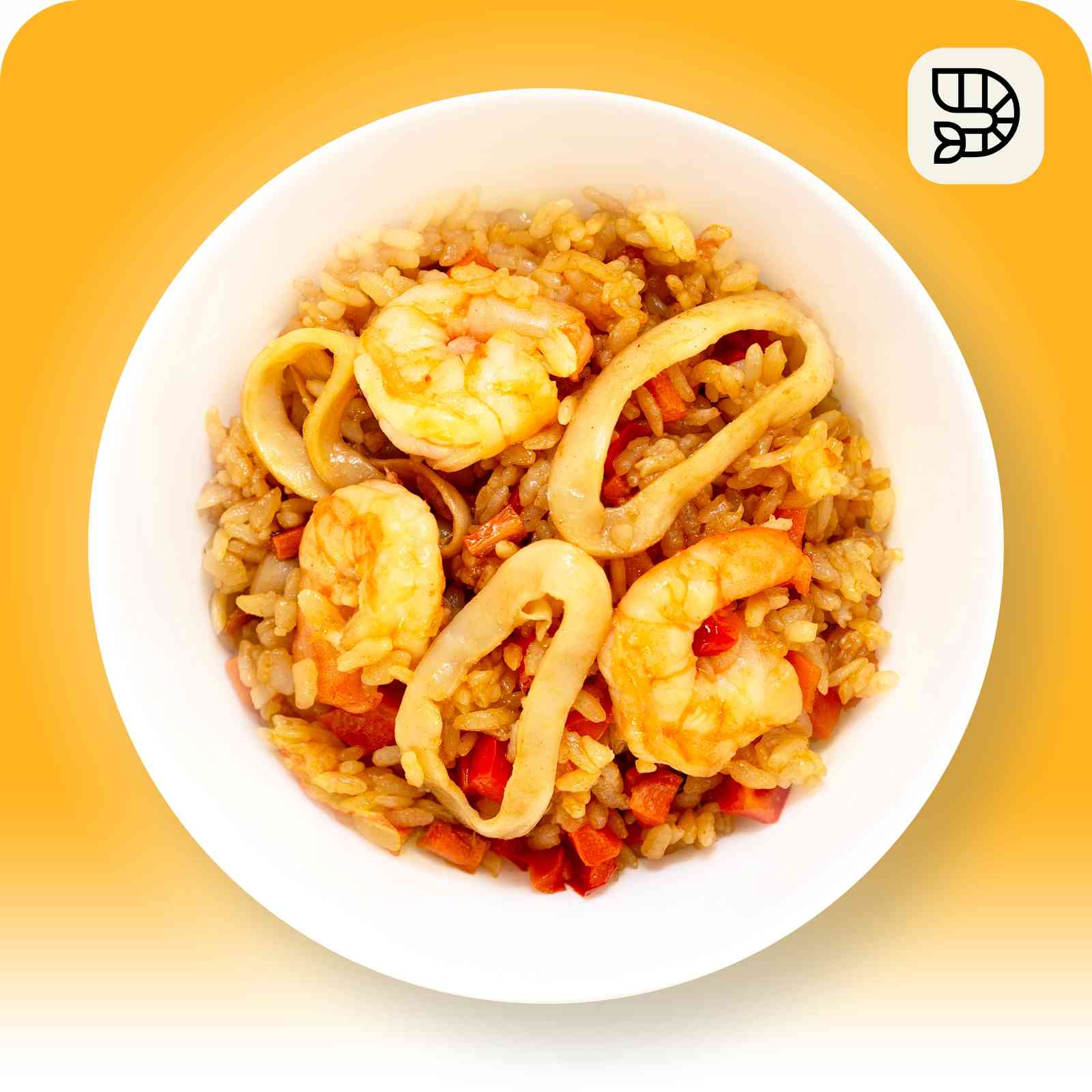 Тяхан с морепродуктами