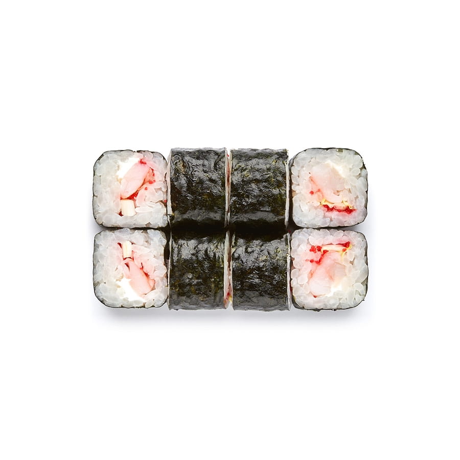 Маки с креветкой и сыром