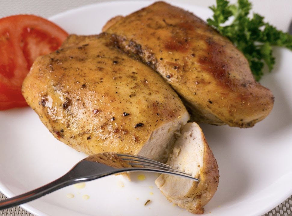 Запечённая куриная грудка