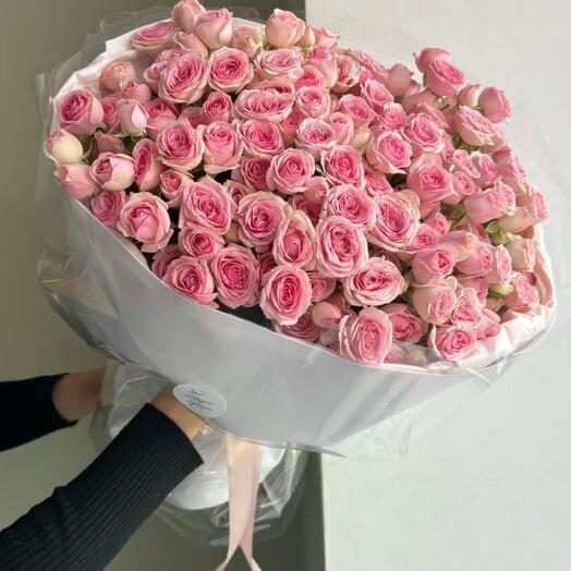 Роза кустовая пионовидная 51 шт 