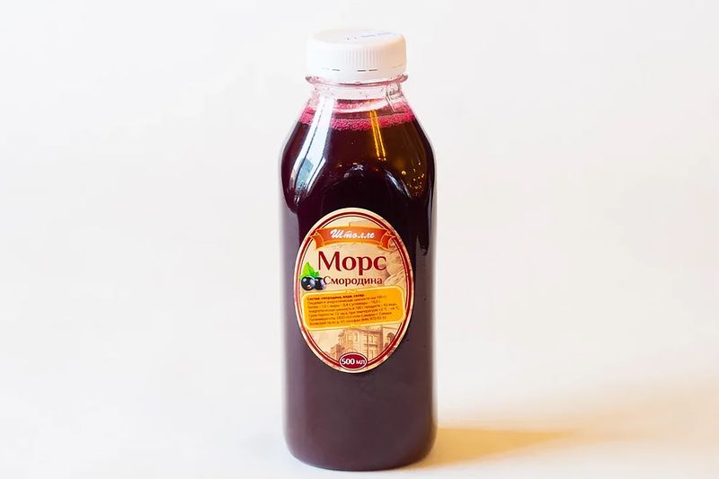 Морс из черной смородины 0,5 л