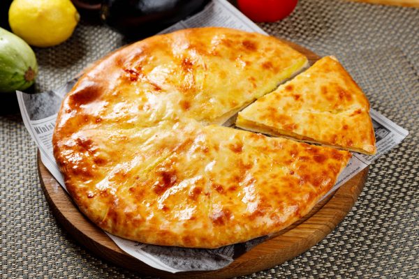 Пирог с картофелем и грибами