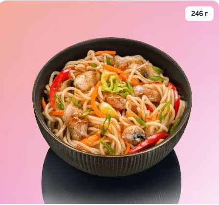 Лапша с курицей