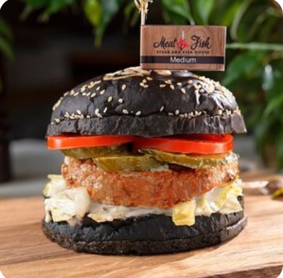 Бургер из мраморной говядины