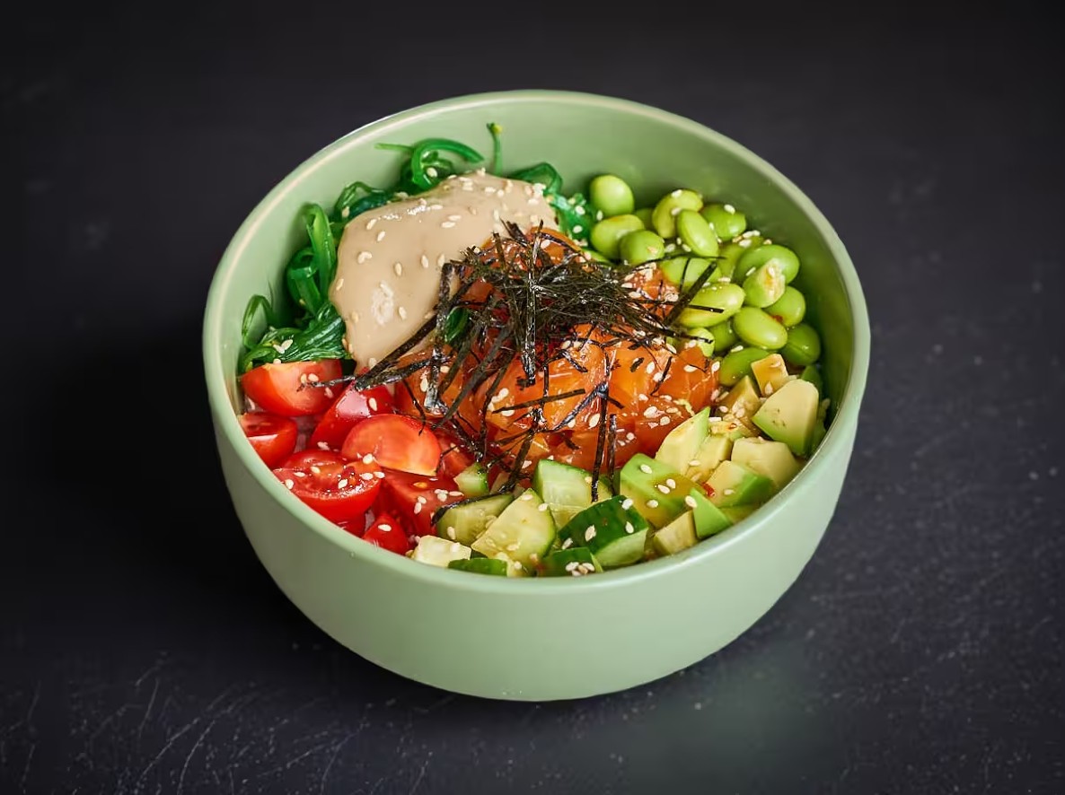 Поке с лососем