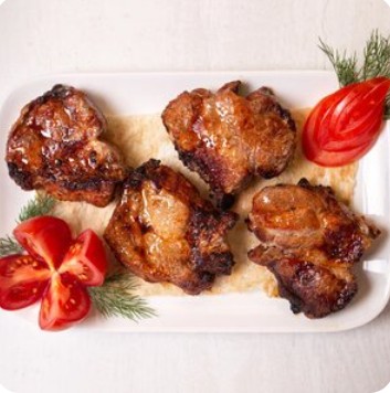 Шашлык из шейки свинины
