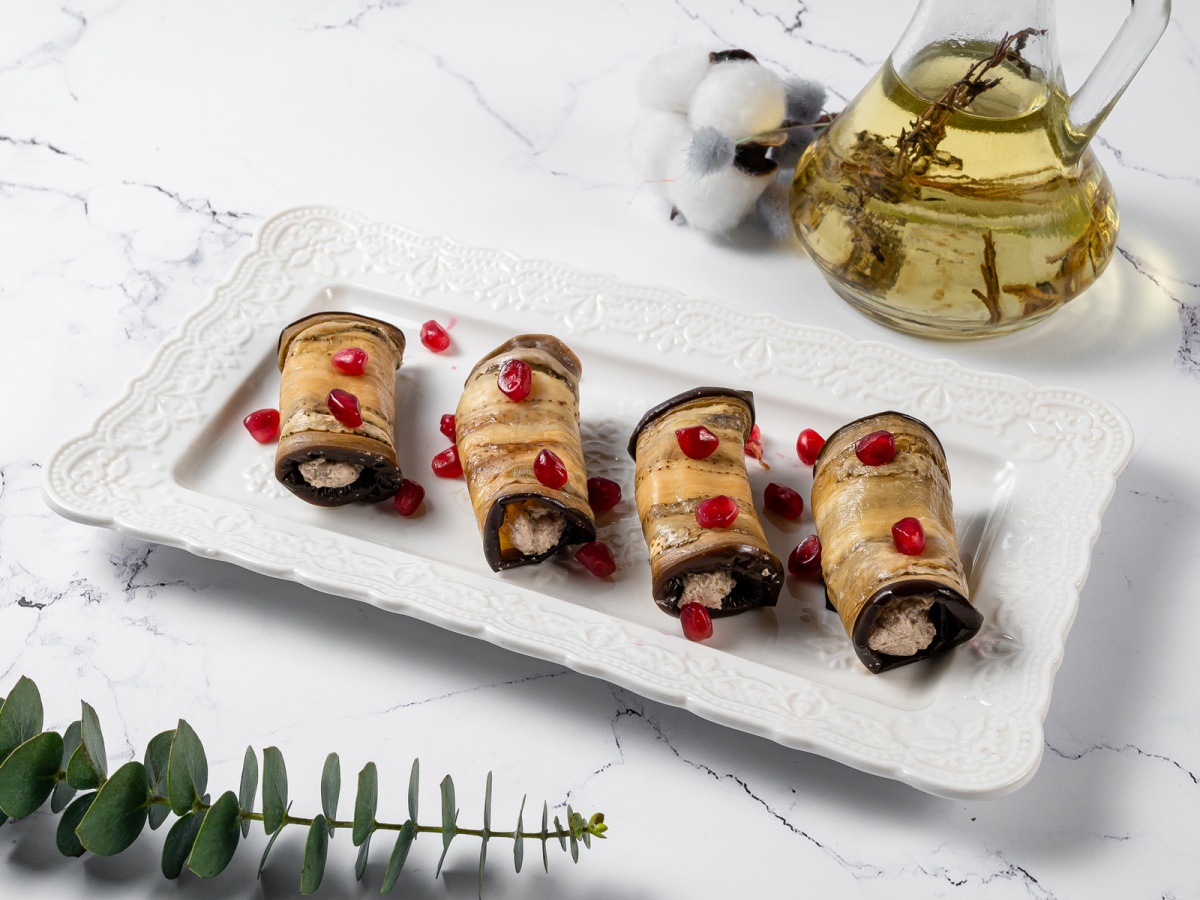 Баклажаны с ореховой начинкой