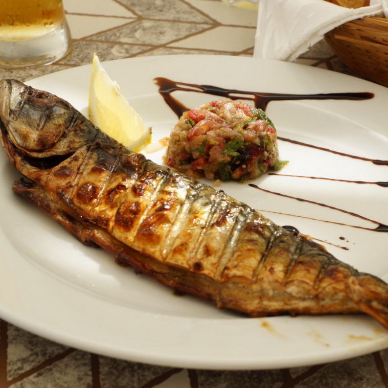 Рыба Скумбрия на мангале