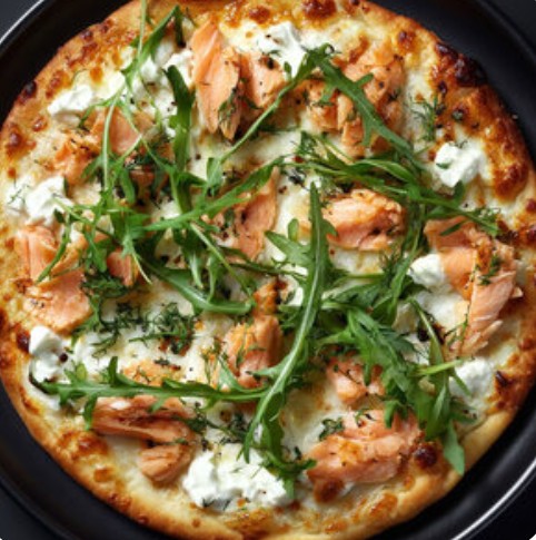 Пицца 30 см с лососем