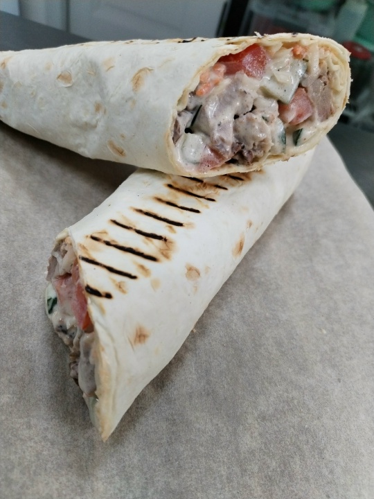 Шаверма в лаваше куриная