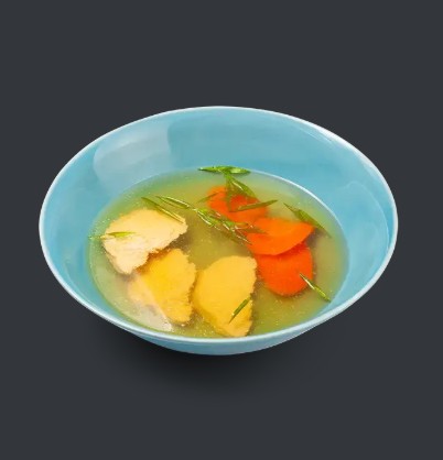 Суп куриный с морковью