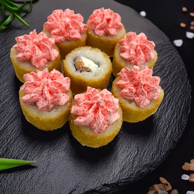 Лава сяке темпура